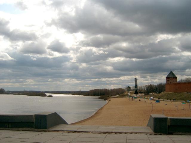 Великий Новгород кремлевский пляж